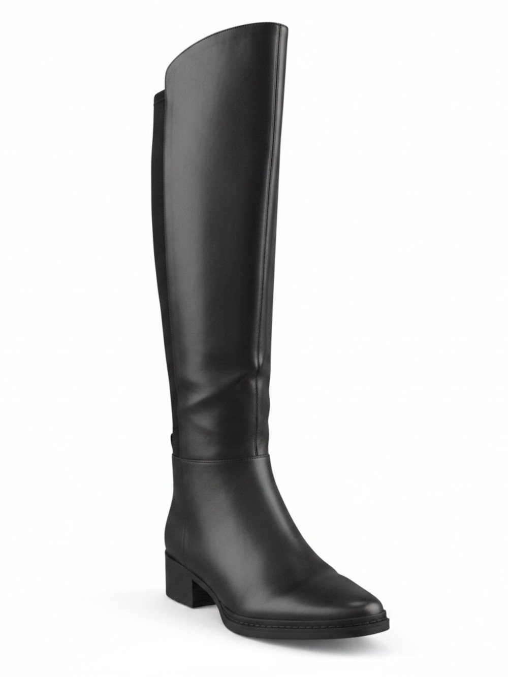 Michael Kors Black Tall Leather Knee-High Riding Boots Women’s 9